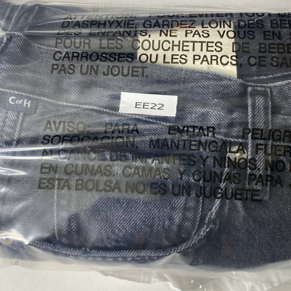 Citizens of Humanity Daphne High Rise Straight Stovepipe Leg Jeans Sz 31 Black - Picture 15 of 15